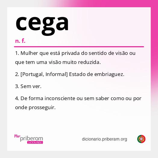 Significado de cega